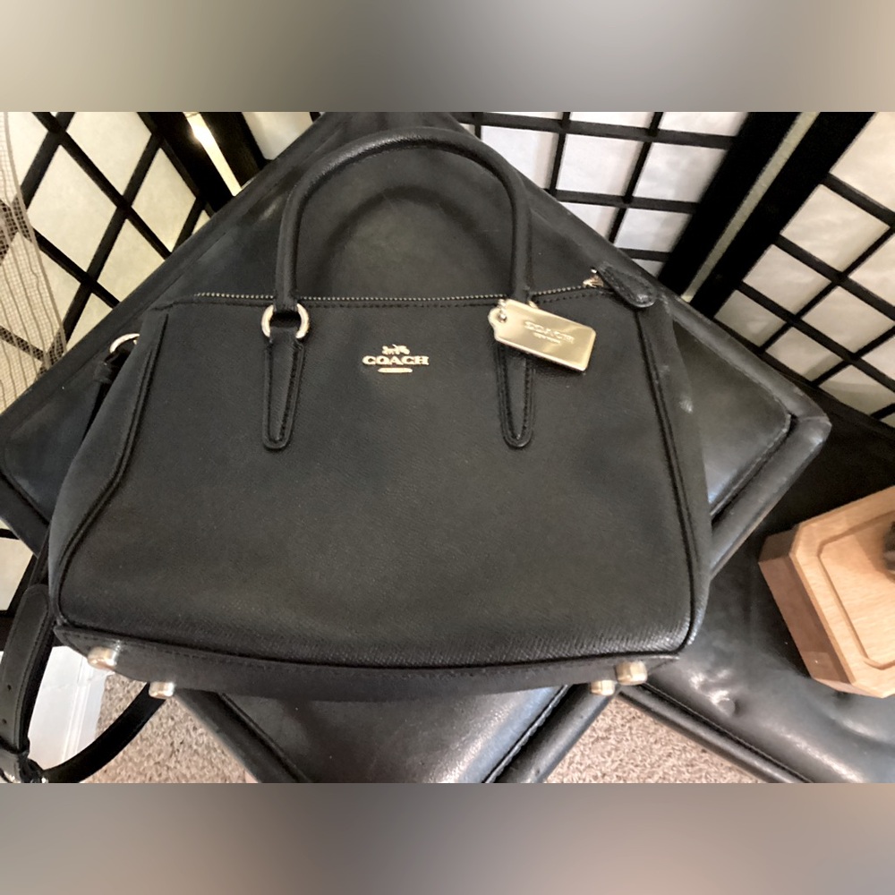 Coach Black Handbag No K1822-F44962